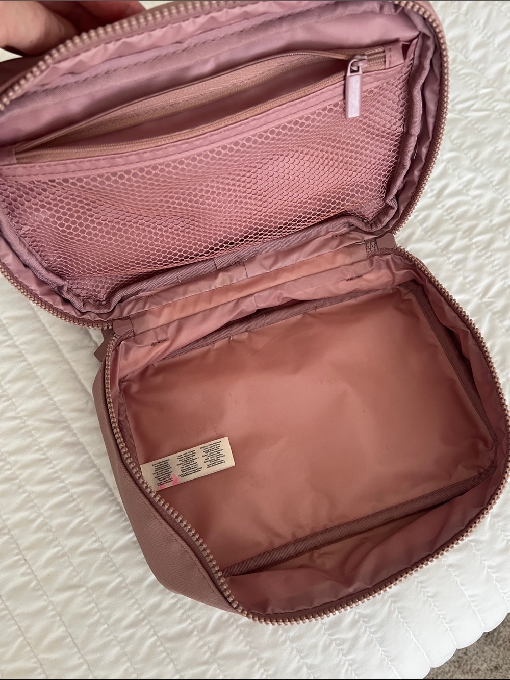 Rare Beauty Blush Pink Travel Cosmetic Case - Picture 6 of 7